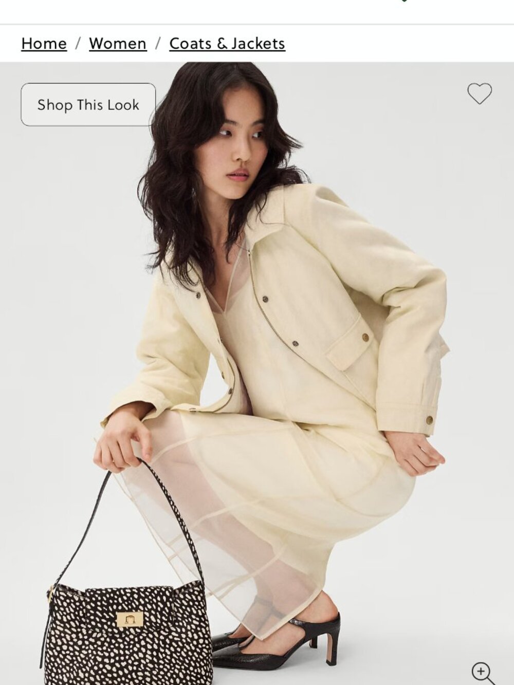 J. Crew_Cropped Barn Jacket™ in ripstop cotton Ivory Utility Coat- Size M (NWT) - Picture 8 of 8